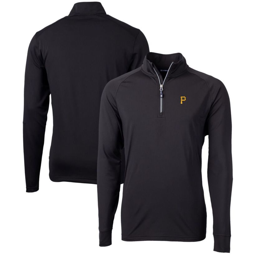 MLB Pittsburgh Pirates Adapt Eco Knit Stretch Recycled Quarter-Zip Pullover Top