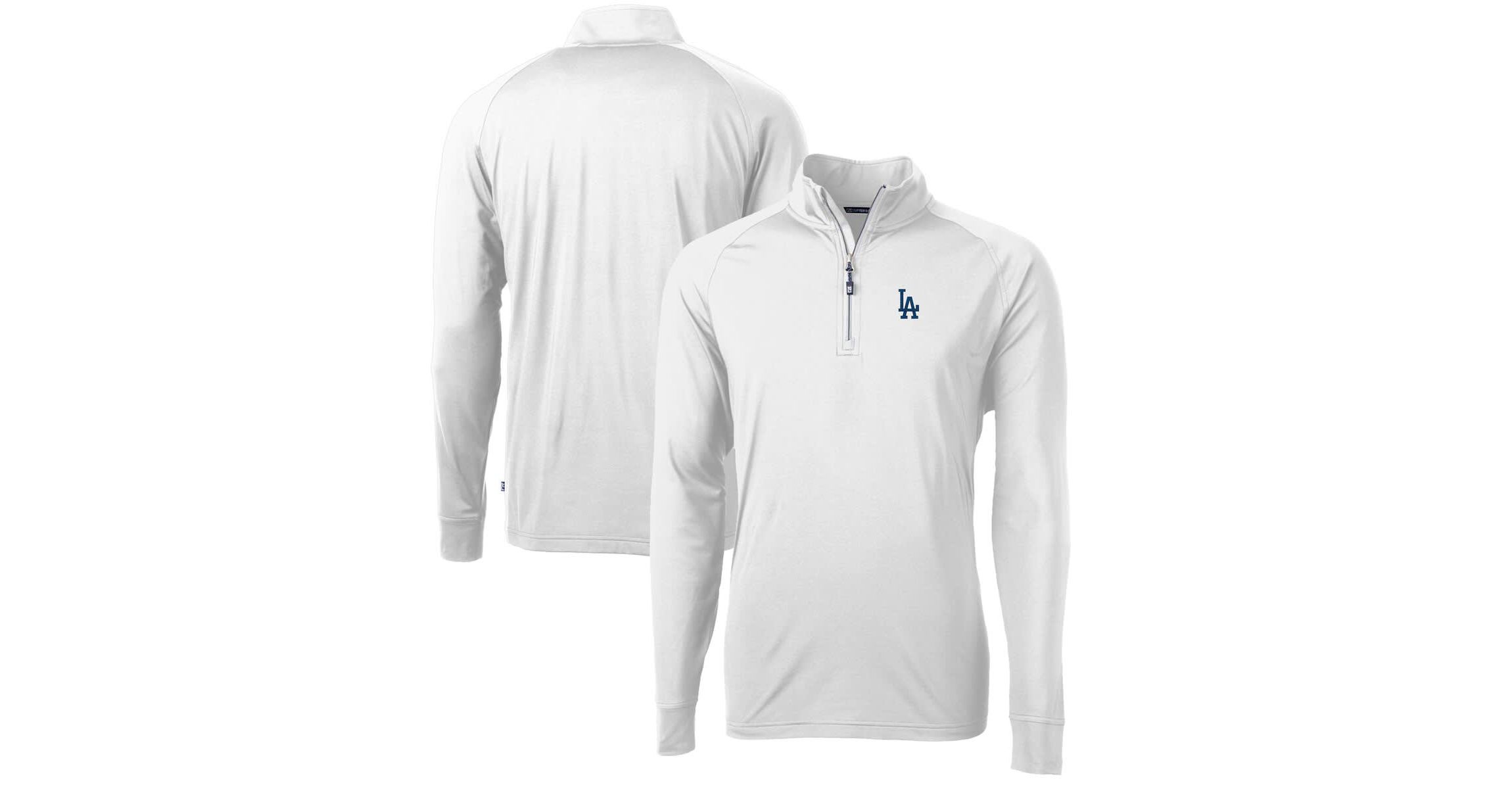 MLB Los Angeles Dodgers Adapt Eco Knit Stretch Recycled Quarter-Zip Pullover Top