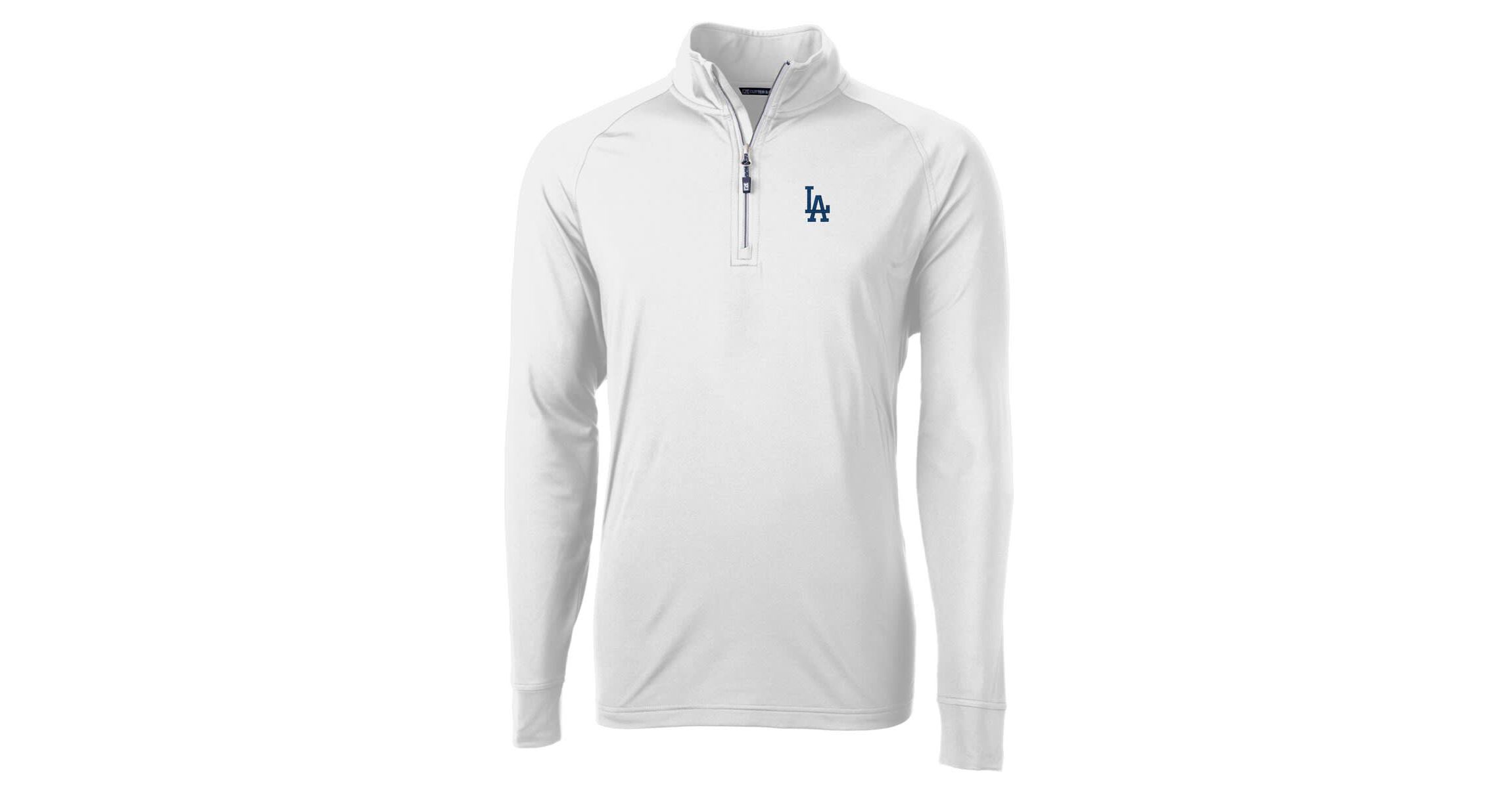 MLB Los Angeles Dodgers Adapt Eco Knit Stretch Recycled Quarter-Zip Pullover Top