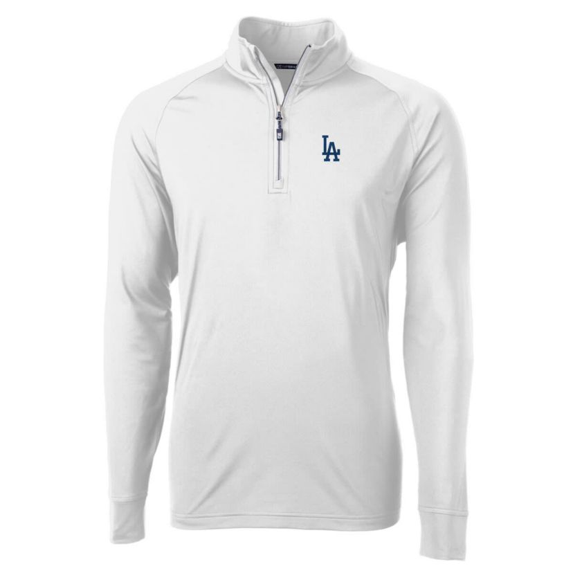 MLB Los Angeles Dodgers Adapt Eco Knit Stretch Recycled Quarter-Zip Pullover Top