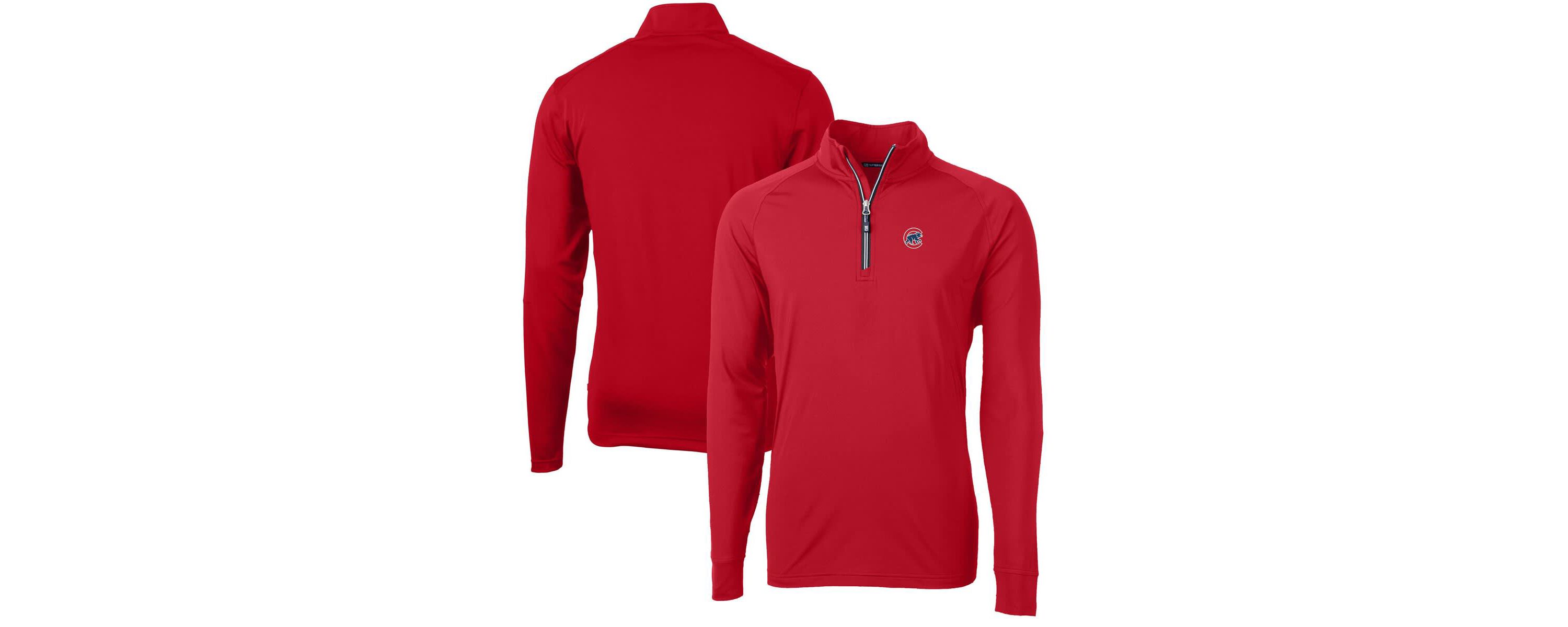 MLB Chicago Cubs Adapt Eco Knit Stretch Recycled Quarter-Zip Pullover Top