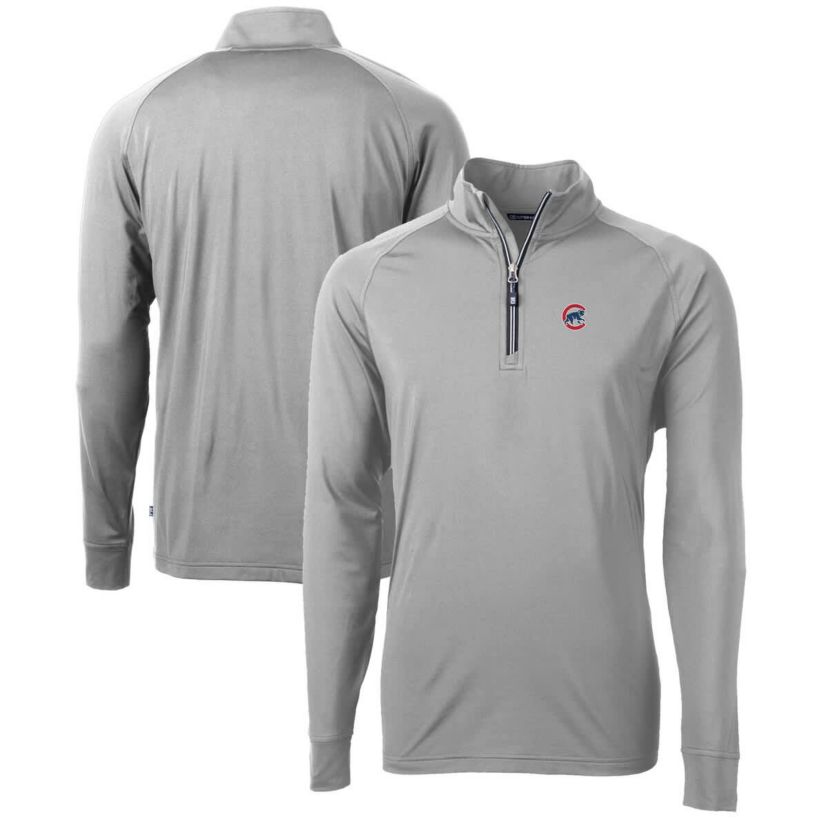 MLB Chicago Cubs Adapt Eco Knit Stretch Recycled Quarter-Zip Pullover Top