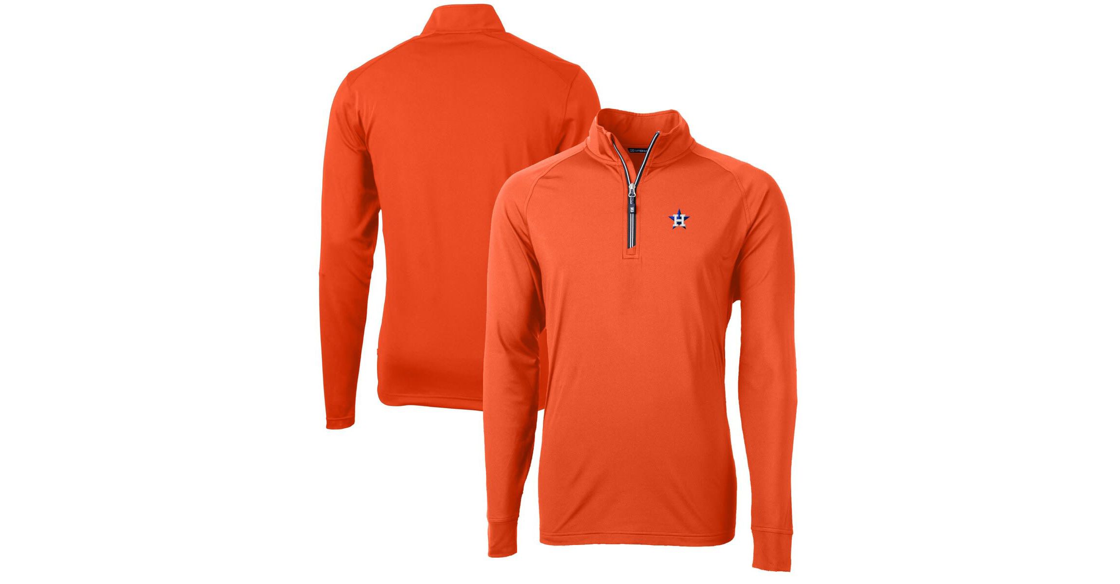 MLB Houston Astros Adapt Eco Knit Stretch Recycled Quarter-Zip Pullover Top