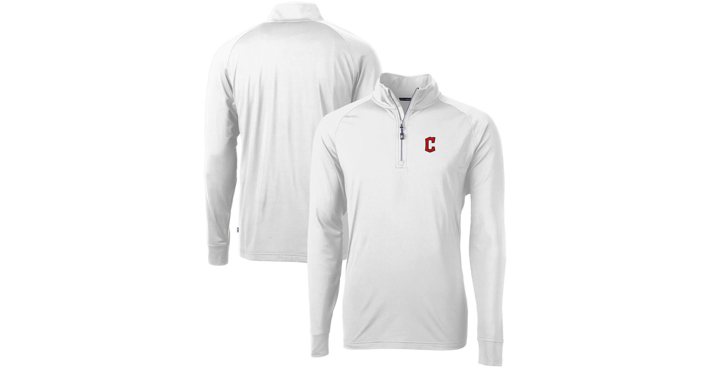 MLB Cleveland Guardians Adapt Eco Knit Stretch Recycled Quarter-Zip Pullover Top