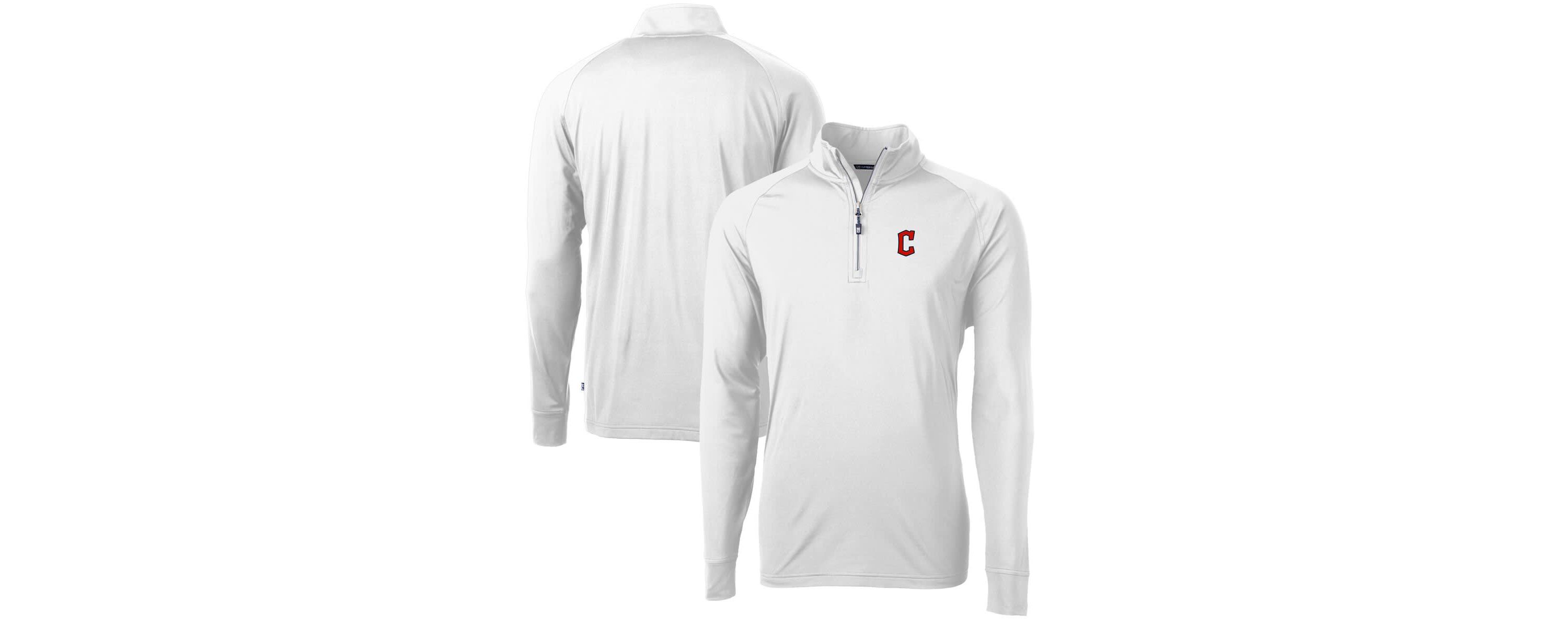 MLB Cleveland Guardians Adapt Eco Knit Stretch Recycled Quarter-Zip Pullover Top