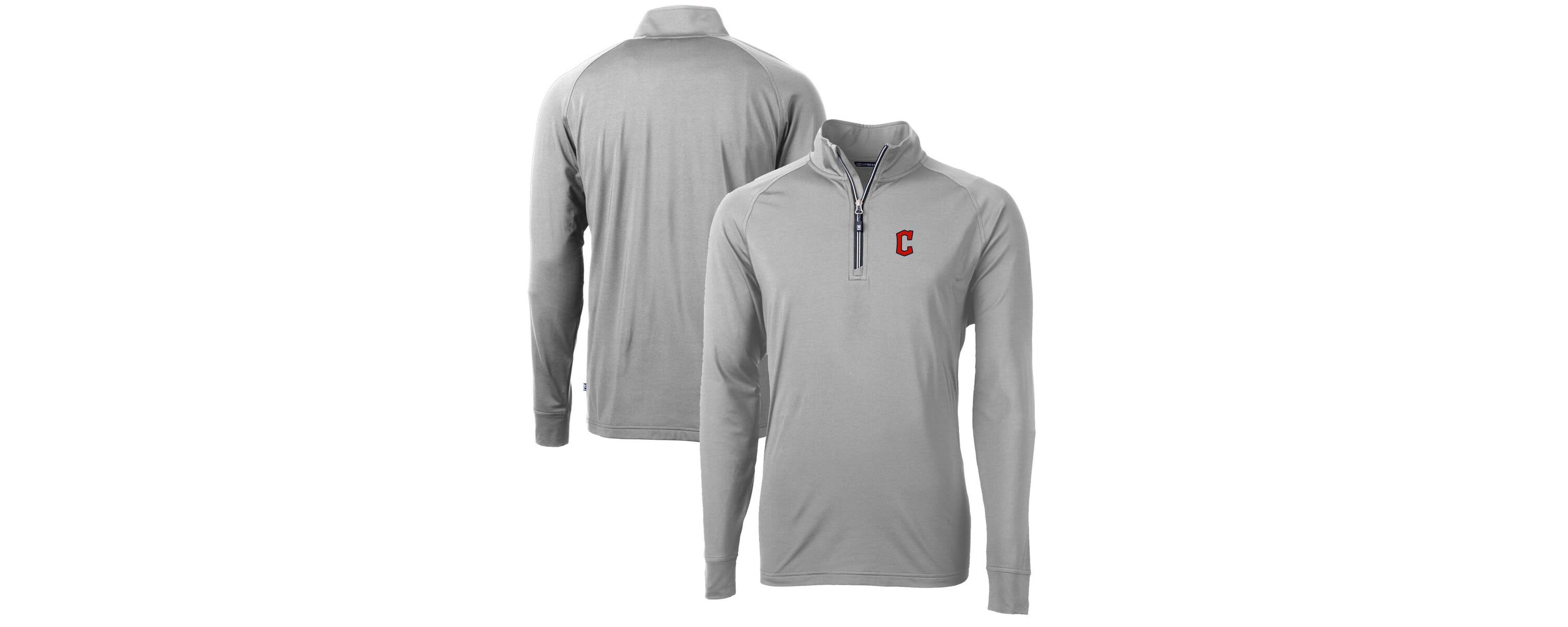 MLB Cleveland Guardians Adapt Eco Knit Stretch Recycled Quarter-Zip Pullover Top