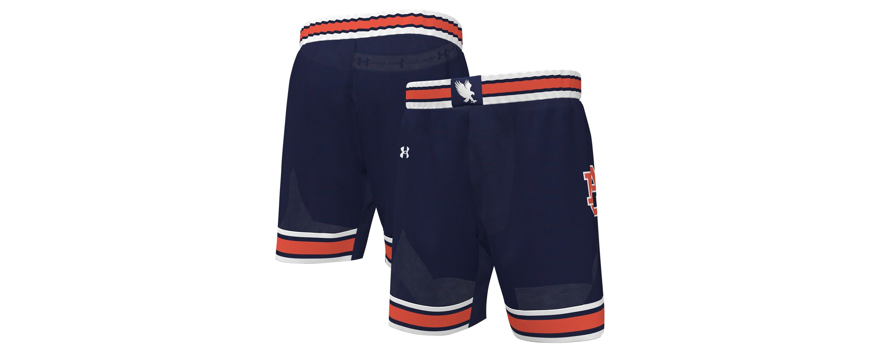 NCAA Under Armour Auburn Tigers Replica Basketball Shorts