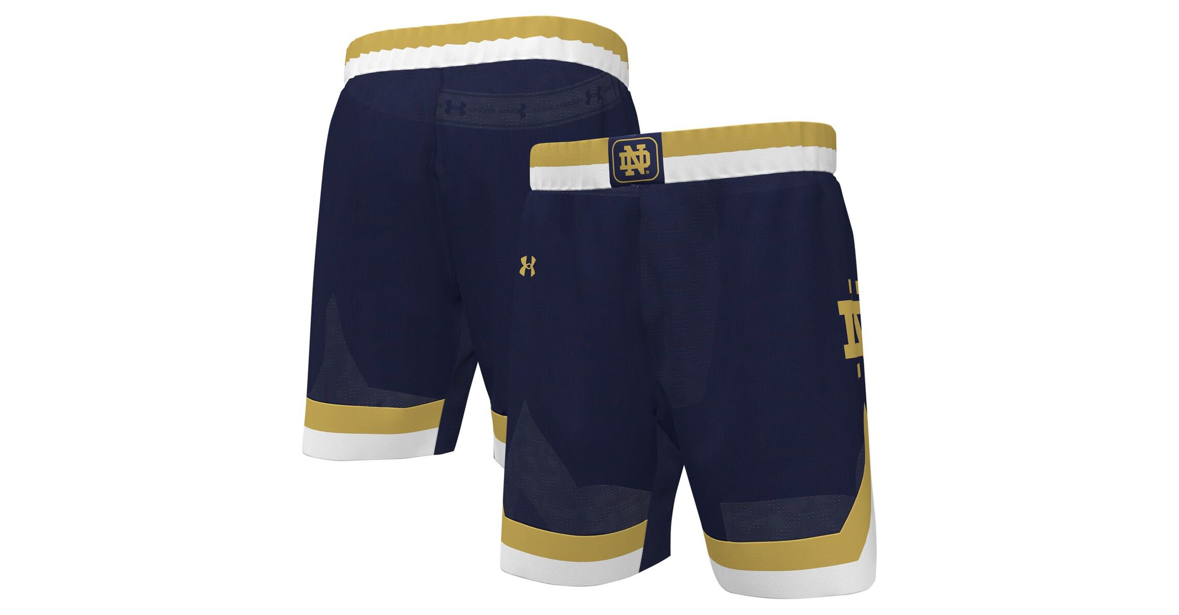 NCAA Under Armour Notre Dame Fighting Irish Replica Basketball Shorts