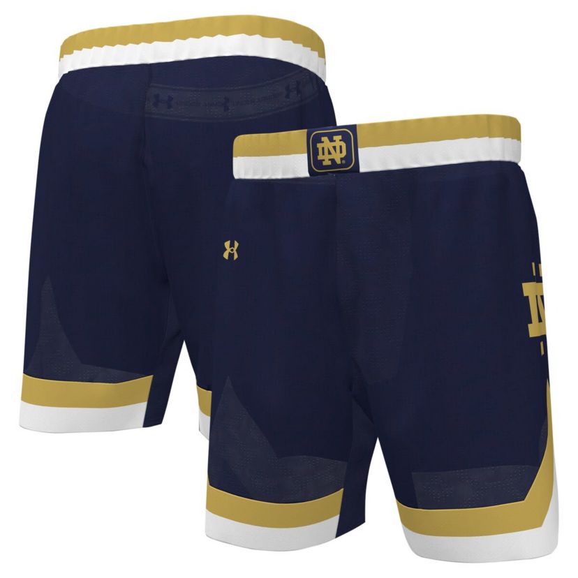 NCAA Under Armour Notre Dame Fighting Irish Replica Basketball Shorts