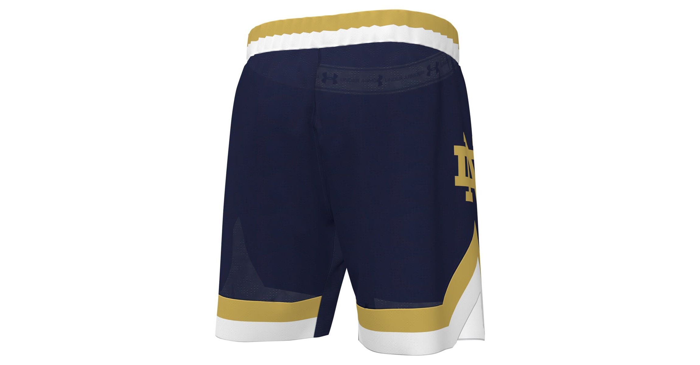 NCAA Under Armour Notre Dame Fighting Irish Replica Basketball Shorts