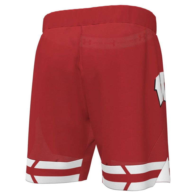 NCAA Under Armour Wisconsin Badgers Replica Basketball Shorts