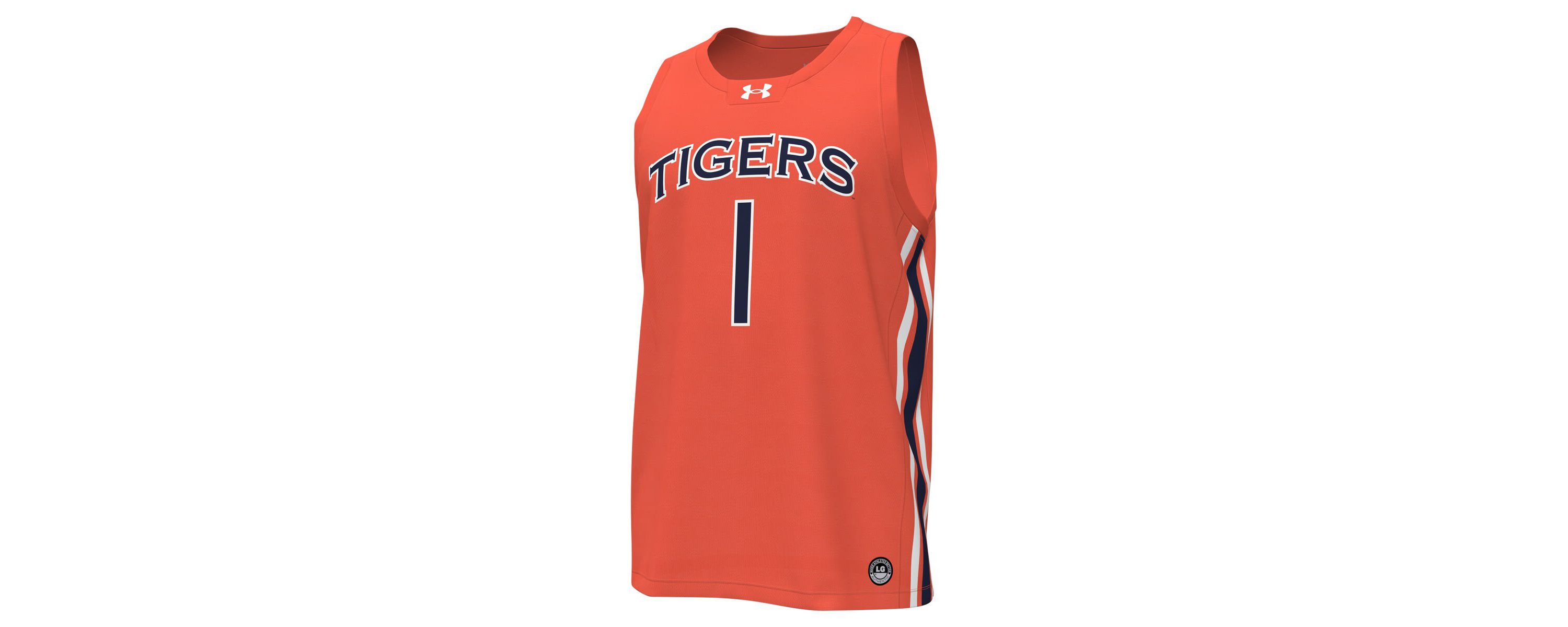 NCAA Under Armour #1 Auburn Tigers Replica Basketball Jersey