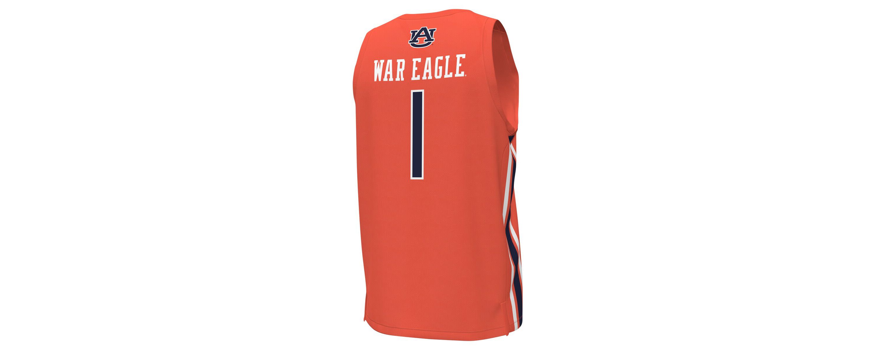 NCAA Under Armour #1 Auburn Tigers Replica Basketball Jersey