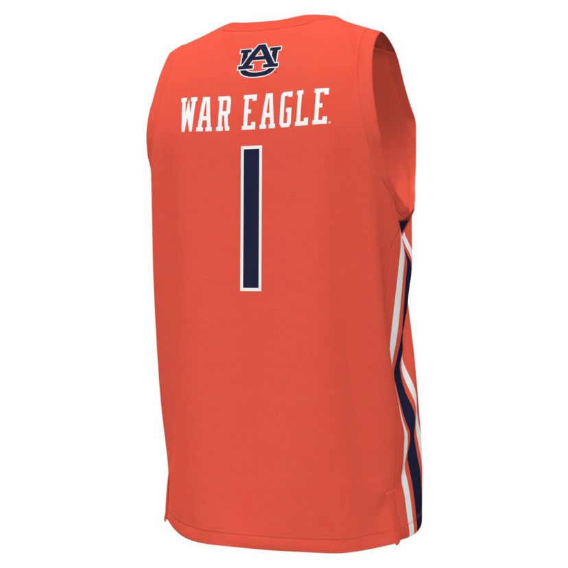 NCAA Under Armour #1 Auburn Tigers Replica Basketball Jersey