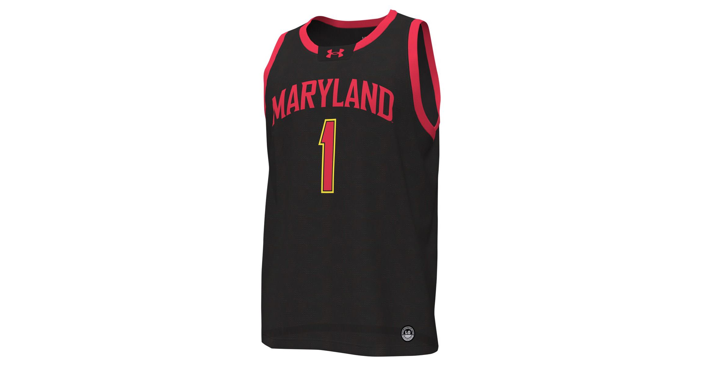 NCAA Under Armour #1 Maryland Terrapins Replica Basketball Jersey