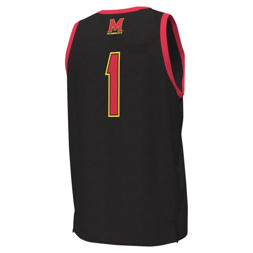 NCAA Under Armour #1 Maryland Terrapins Replica Basketball Jersey