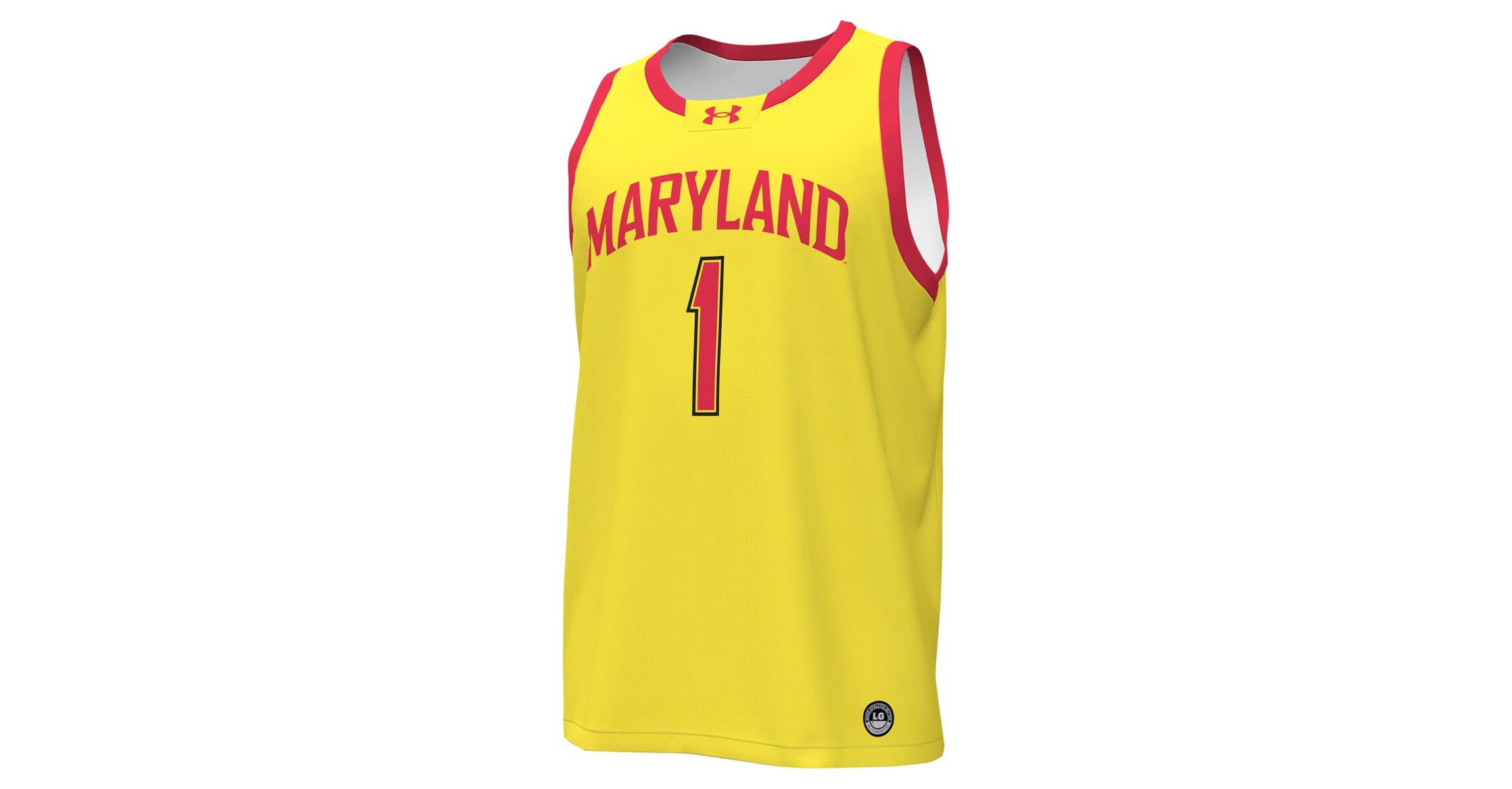 NCAA Under Armour #1 Maryland Terrapins Replica Basketball Jersey