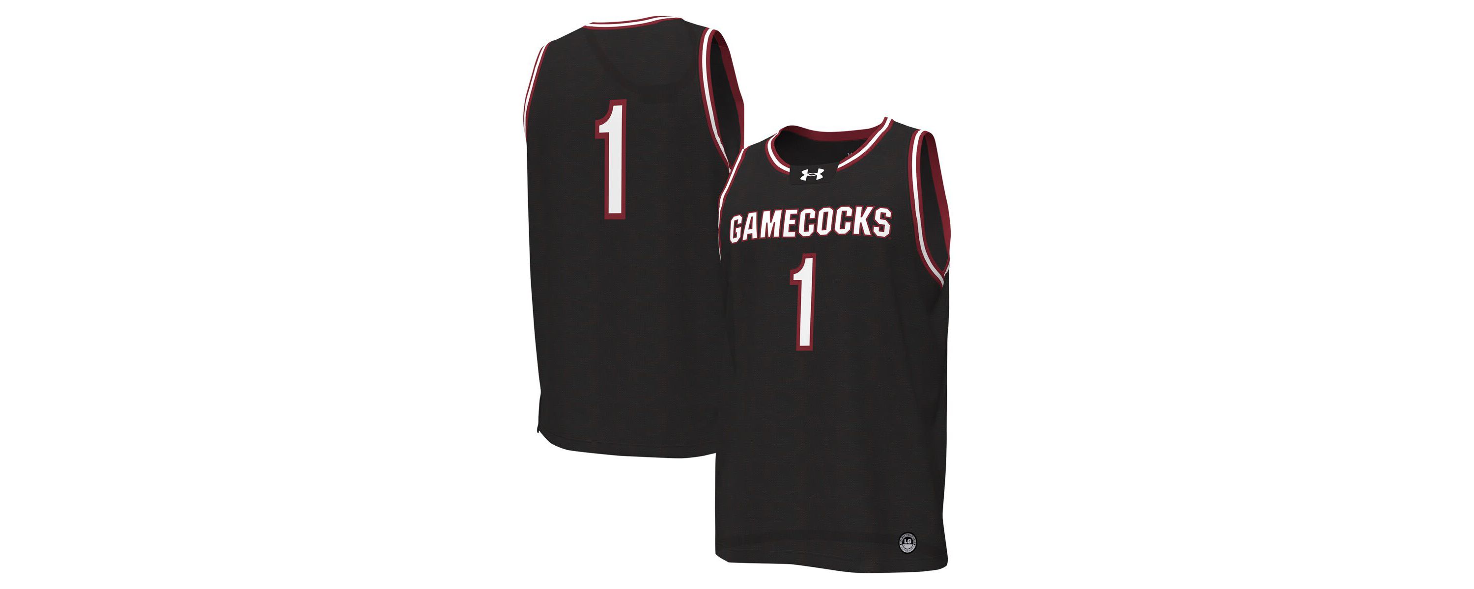 NCAA Under Armour #1 South Carolina Gamecocks Replica Basketball Jersey