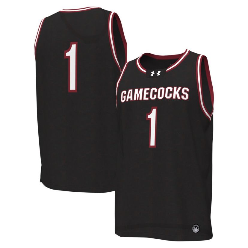 NCAA Under Armour #1 South Carolina Gamecocks Replica Basketball Jersey