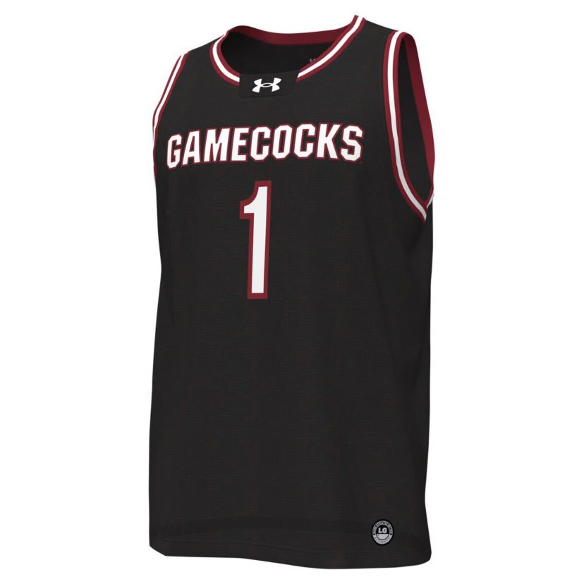 NCAA Under Armour #1 South Carolina Gamecocks Replica Basketball Jersey