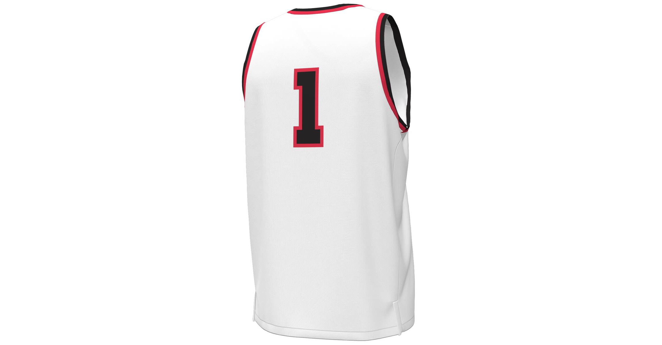 Texas Tech Red Raiders NCAA Under Armour #1 Texas Tech Raiders Throwback Replica Basketball Jersey