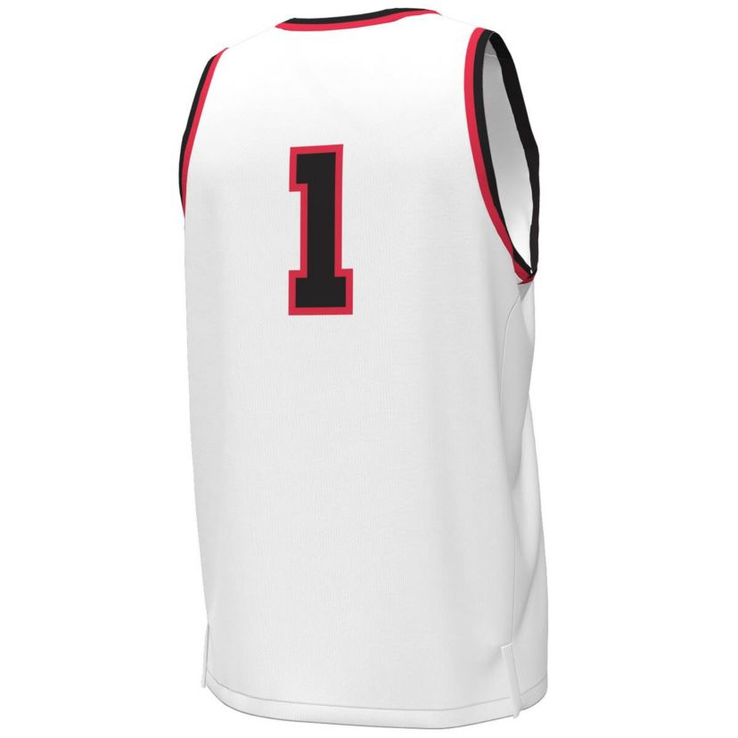 Texas Tech Red Raiders NCAA Under Armour #1 Texas Tech Raiders Throwback Replica Basketball Jersey