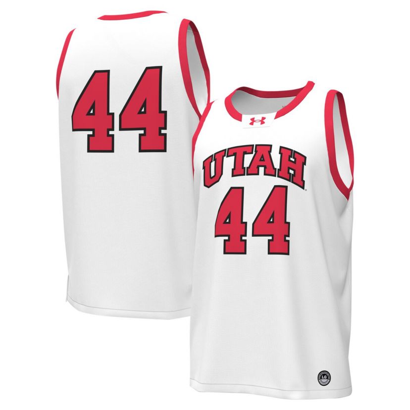 NCAA Under Armour #44 Utah Utes Replica Basketball Jersey