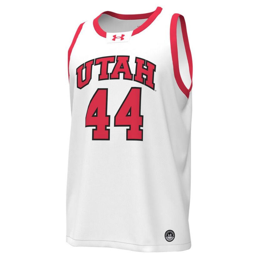 NCAA Under Armour #44 Utah Utes Replica Basketball Jersey