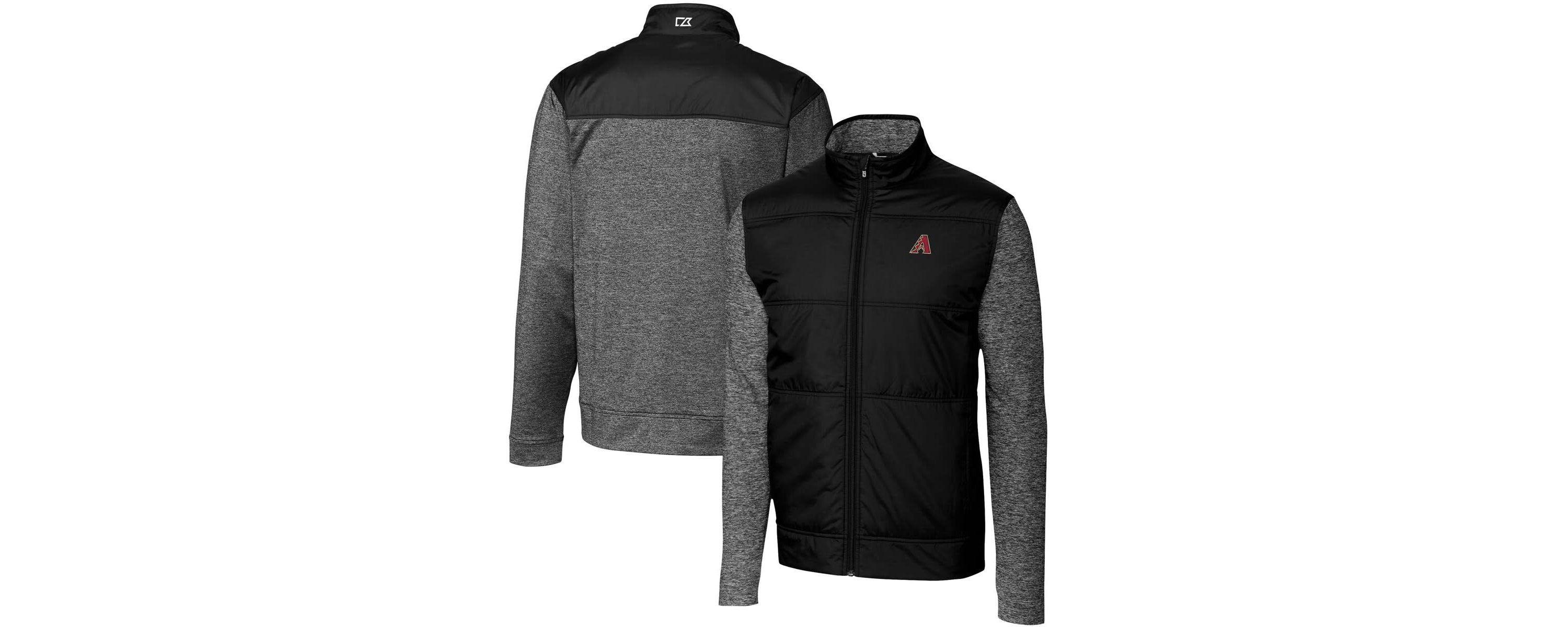 MLB Arizona Diamondbacks Stealth Hybrid Quilted Full-Zip Windbreaker Jacket