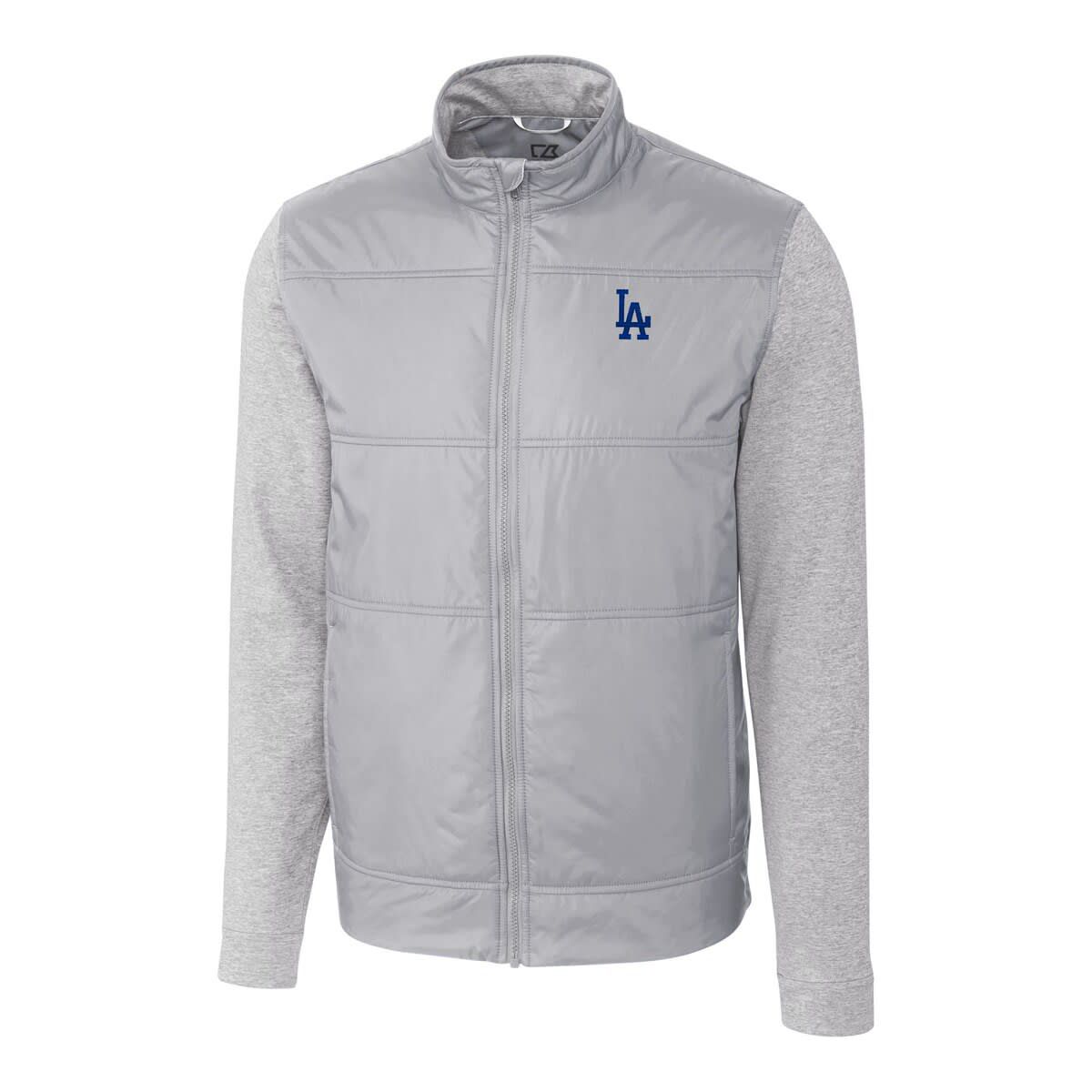 MLB Los Angeles Dodgers Stealth Hybrid Quilted Full-Zip Windbreaker Jacket
