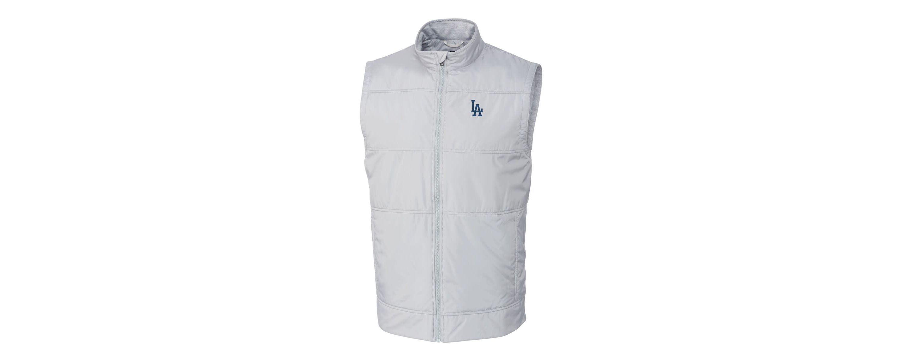 MLB Los Angeles Dodgers Stealth Hybrid Quilted Windbreaker Full-Zip Vest