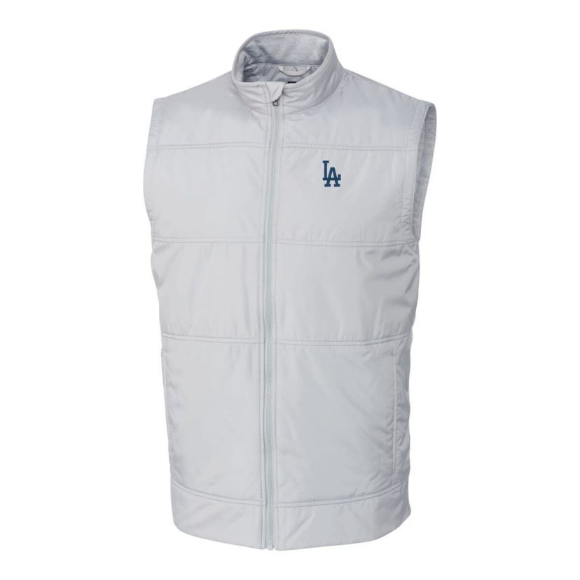 MLB Los Angeles Dodgers Stealth Hybrid Quilted Windbreaker Full-Zip Vest