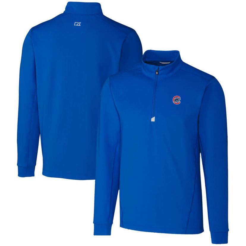 MLB Chicago Cubs Traverse Stretch Quarter-Zip Pullover Top