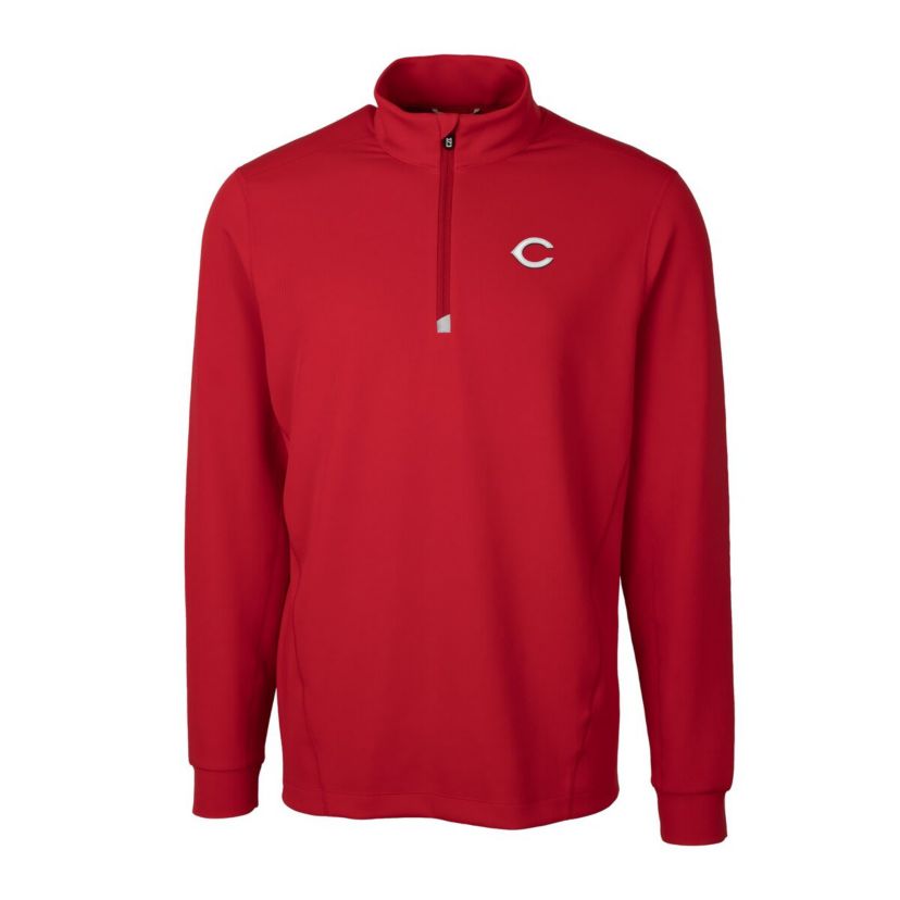 MLB Cincinnati Reds Traverse Stretch Quarter-Zip Pullover Top