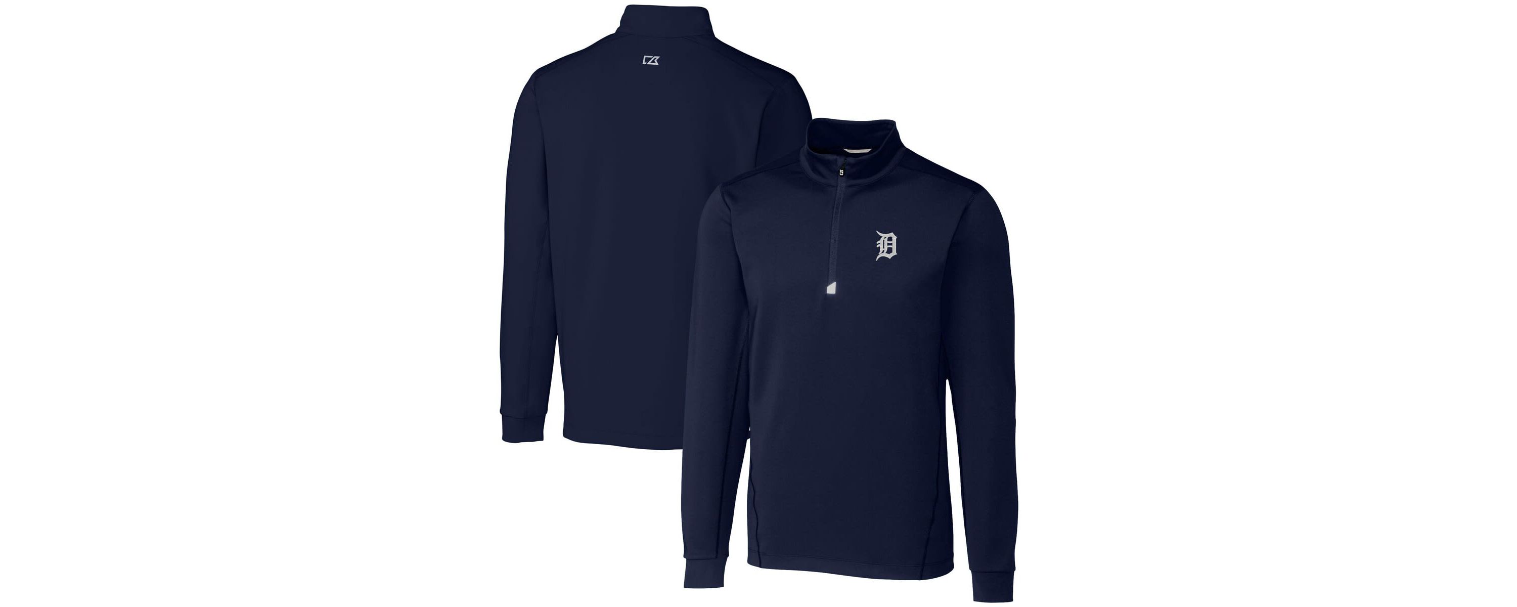 MLB Detroit Tigers Traverse Stretch Quarter-Zip Pullover Top