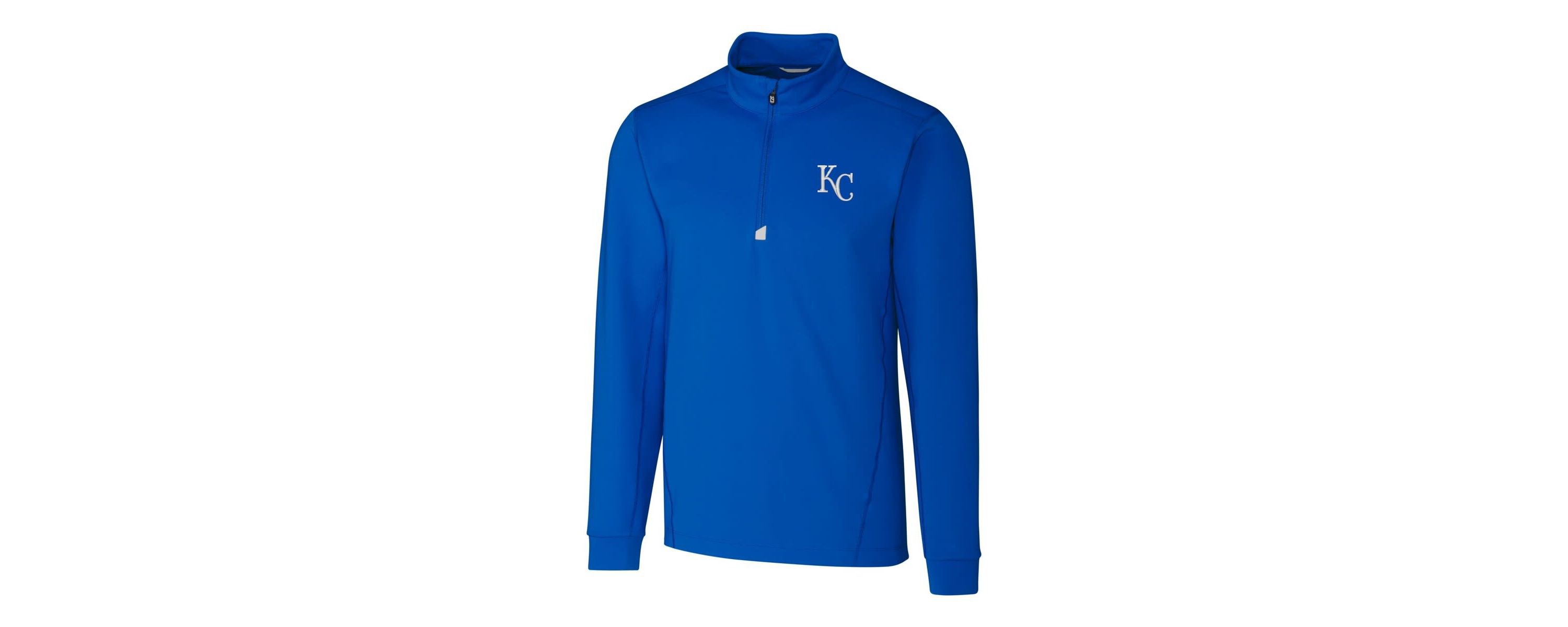 MLB Kansas City Royals Traverse Stretch Quarter-Zip Pullover Top
