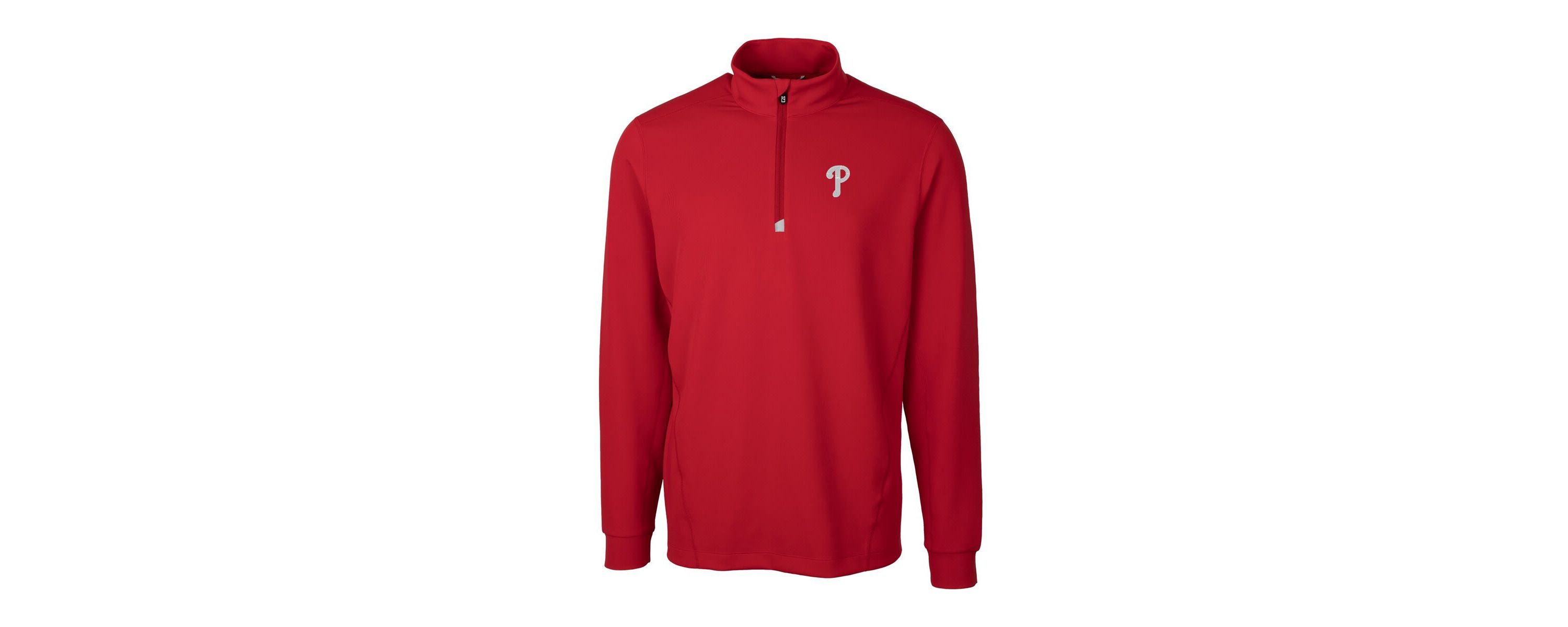 MLB Philadelphia Phillies Traverse Stretch Quarter-Zip Pullover Top