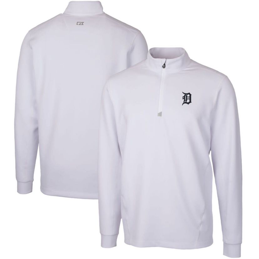 MLB Detroit Tigers Traverse Stretch Quarter-Zip Pullover Top
