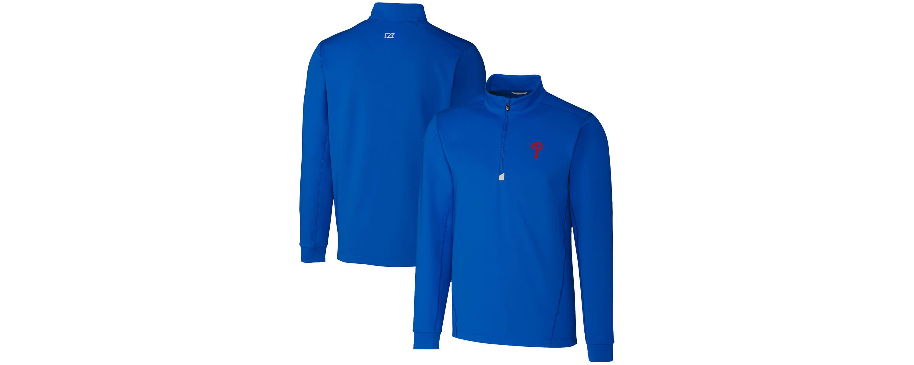 MLB Philadelphia Phillies Traverse Stretch Quarter-Zip Pullover Top