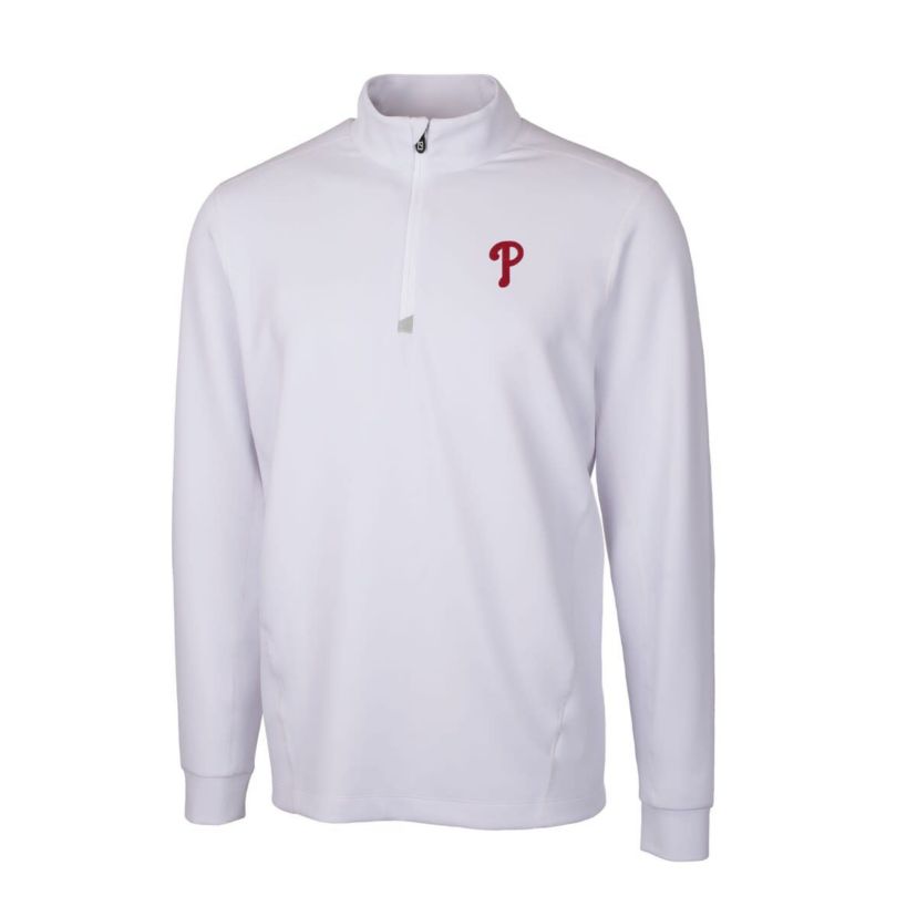 MLB Philadelphia Phillies Traverse Stretch Quarter-Zip Pullover Top