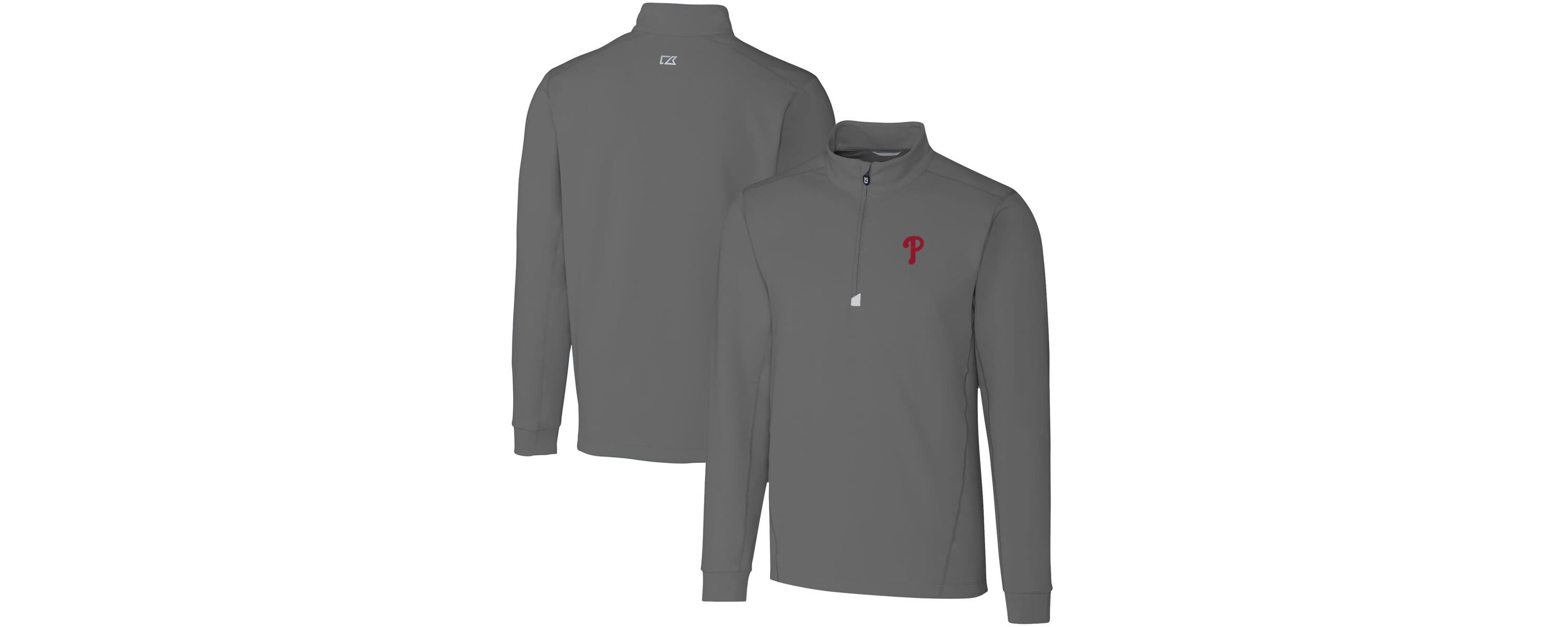 MLB Philadelphia Phillies Traverse Stretch Quarter-Zip Pullover Top