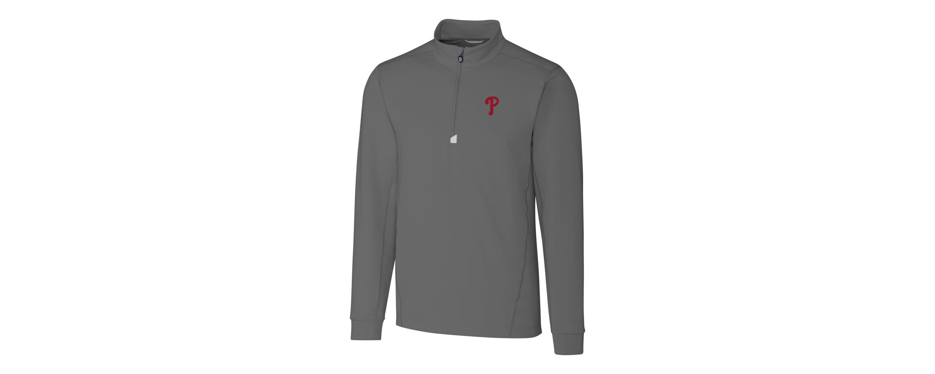 MLB Philadelphia Phillies Traverse Stretch Quarter-Zip Pullover Top