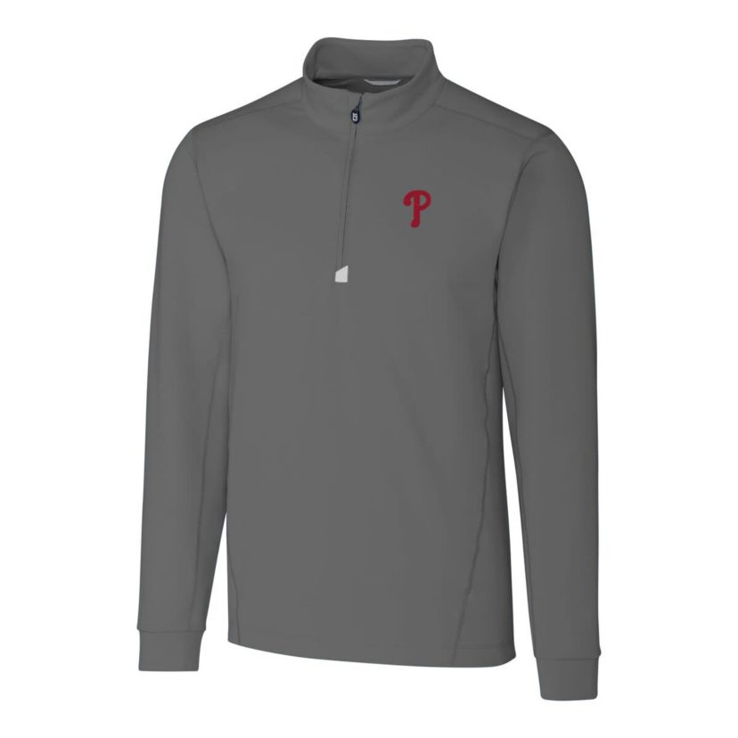 MLB Philadelphia Phillies Traverse Stretch Quarter-Zip Pullover Top