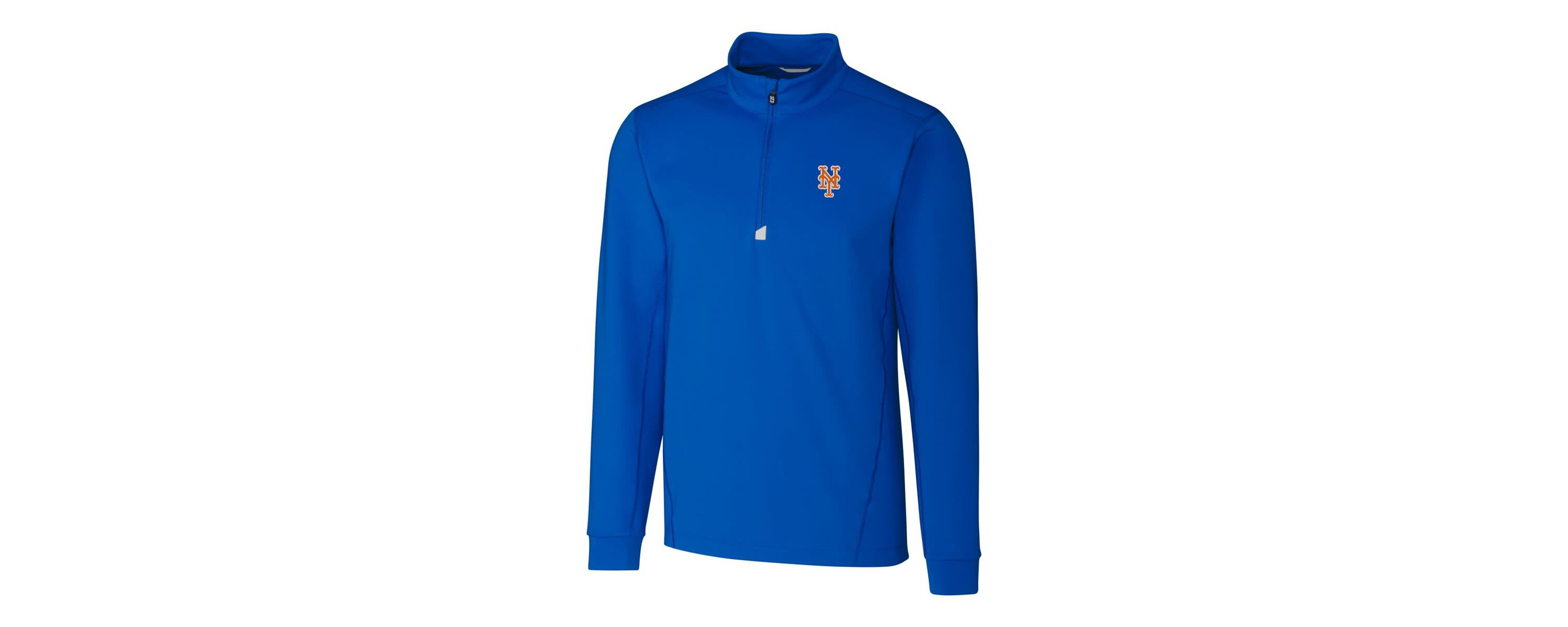 MLB New York Mets Traverse Stretch Quarter-Zip Pullover Top