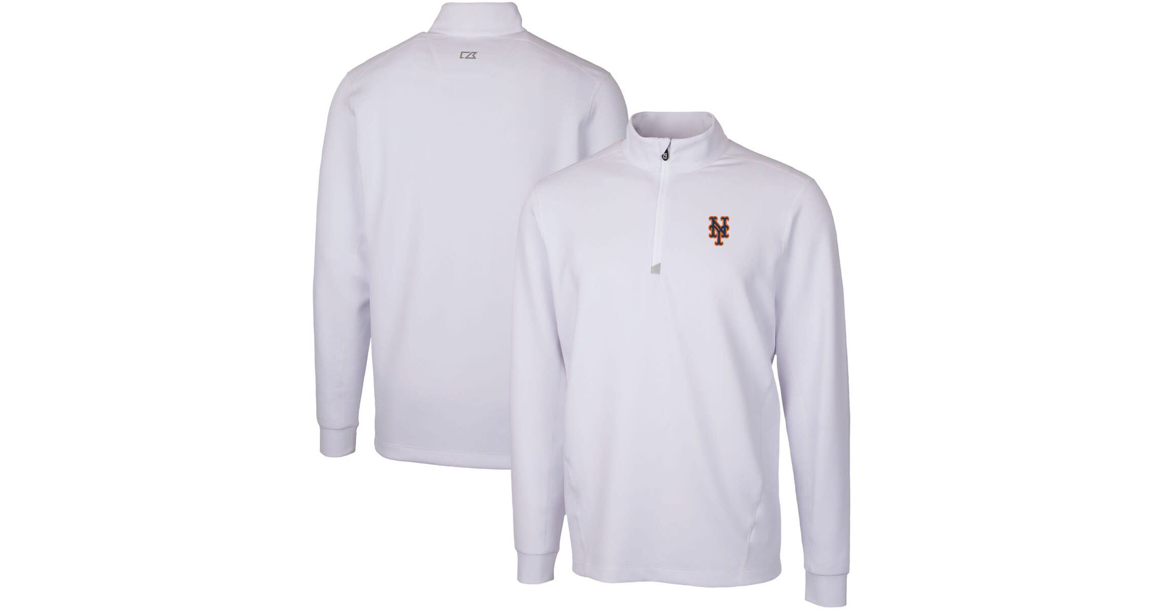 MLB New York Mets Traverse Stretch Quarter-Zip Pullover Top