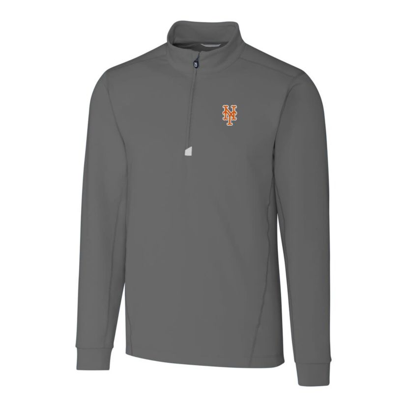 MLB New York Mets Traverse Stretch Quarter-Zip Pullover Top