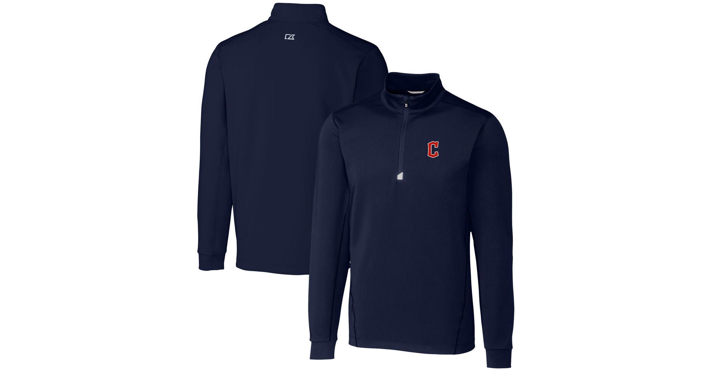 MLB Cleveland Guardians Traverse Stretch Quarter-Zip Pullover Top