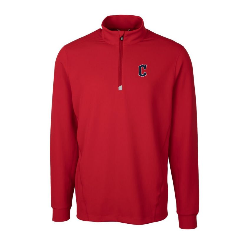 MLB Cleveland Guardians Traverse Stretch Quarter-Zip Pullover Top