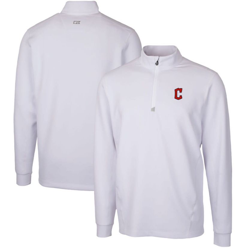 MLB Cleveland Guardians Traverse Stretch Quarter-Zip Pullover Top