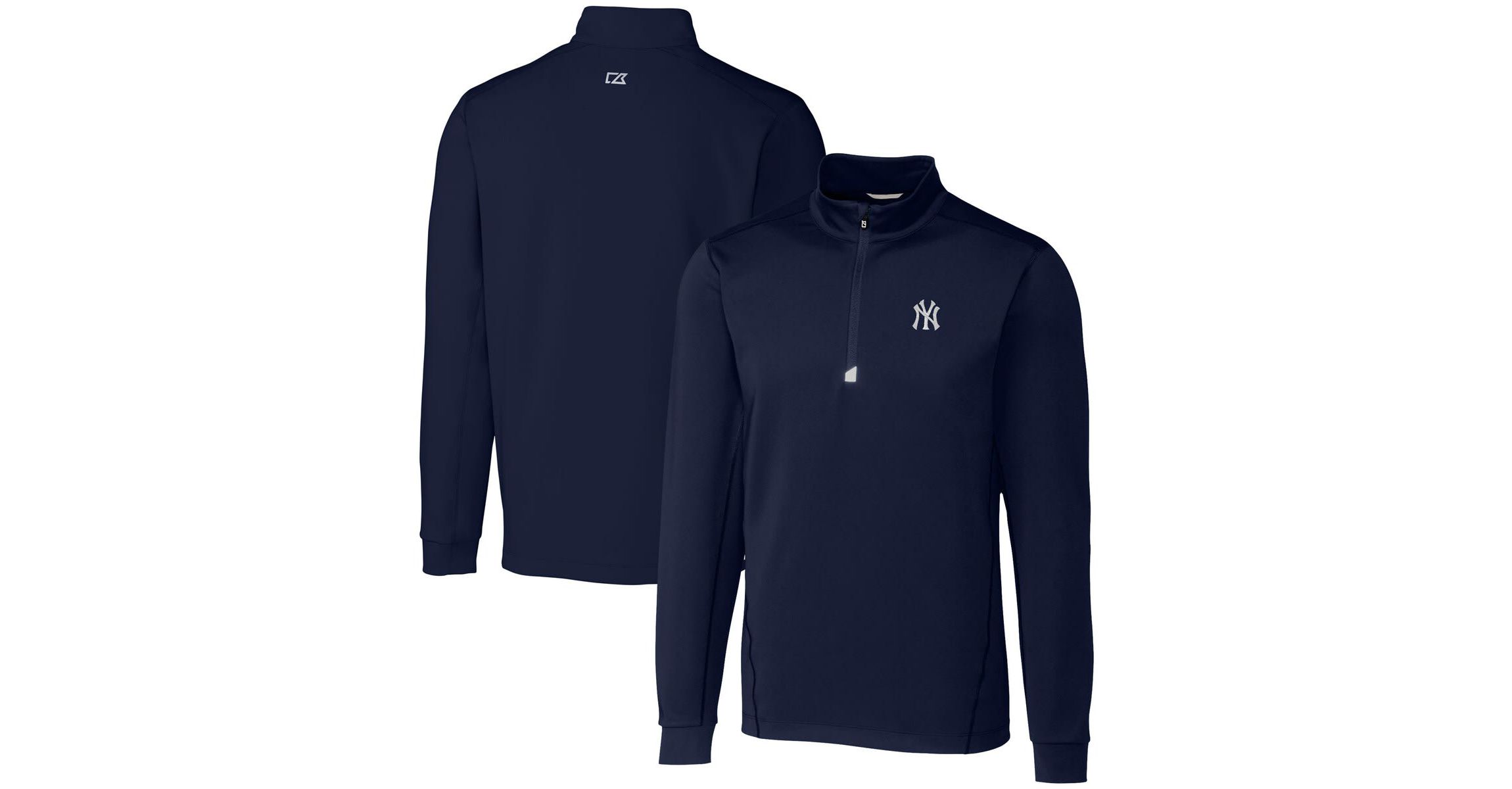 MLB New York Yankees Traverse Stretch Quarter-Zip Pullover Top